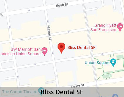 Map image for Emergency Dentist in San Francisco, CA